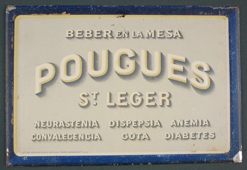 Plaque metal publicitaire - metal,