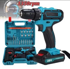 Perceuse à percussion sans fil 28V, tournevismultifonctionnel, perceuse...