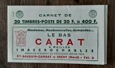 Carnet Publicitaire N°1011B-C8 Neuf** ELCO-GRAMMONT série 13-57 (Manque 1 Timbre
