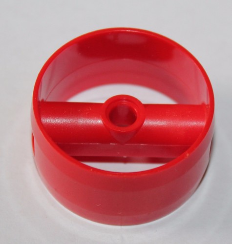 Lego red cylinder 4x4x1 - lego, 2/3