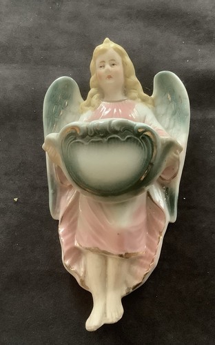 Ancien benitier biscuit - ancien,