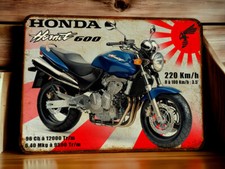 Plaque métal Honda 600 Hornet