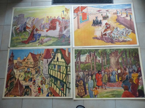 Lot affiches scolaires - de,