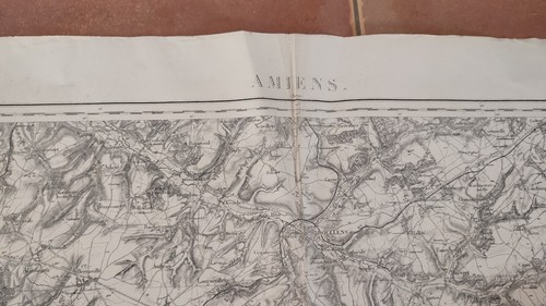 Carte état major amiens - carte, (80)