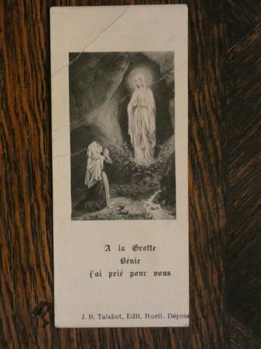 Image pieuse lourdes - pieuse, a