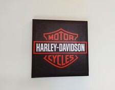 Tableau, toile, cadre, Harley