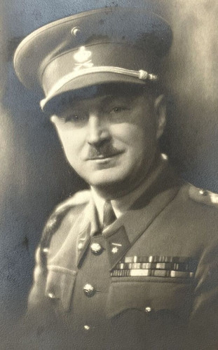 Photo originale officier belge - officier,