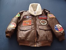 vêtements enfants blouson 6 mois type Aviateur A2 acheté à Toronto année 2013