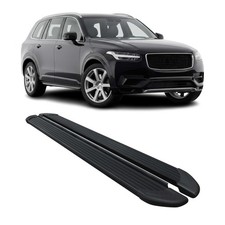 Marchepieds Latéraux pédale pour Volvo XC90 2015-2025 Noir Aluminium 2Pcs