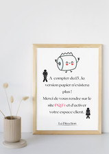 Affiche toilette salle de bain humoristique | Poster pour décoration murale WC