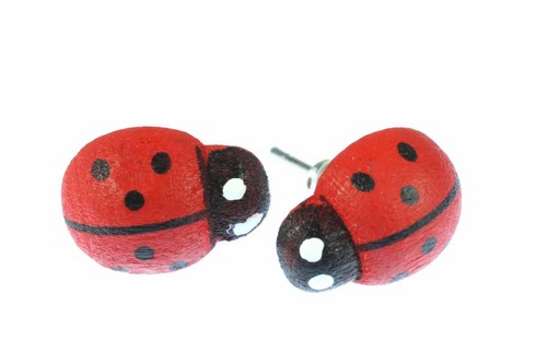 Puces oreilles coccinelle - puces, d’oreilles