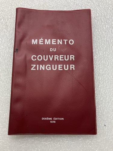 Mémento couvreur zingueur - du,