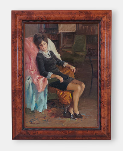 Federico alfano femme - alfano, assise