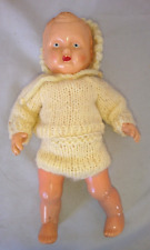 ANCIENNE POUPEE GARCON PETITCOLIN CHEVEUX MOULES en celluloïd FRANCE 1950