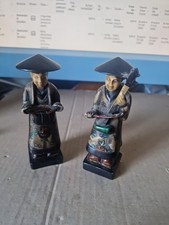 2 figurines  musiciens chinois