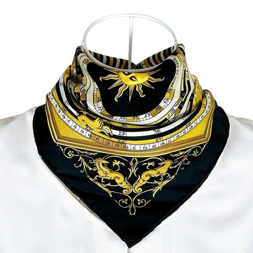 Foulard vintage soie hermes - en,