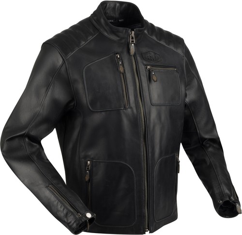 Veste cuir moto segura - en, de