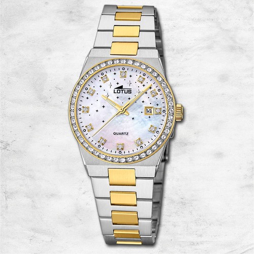 Montre femme lotus acier - montre,