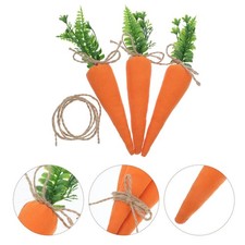  3 Pcs Carottes Décoration