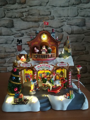 Santa workshop lemax village - workshop,
