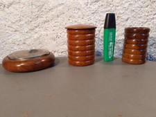 Nécessaire de fumeur bois Dudouyt 1940s ART DECO ART AND CRAFT VINTAGE 