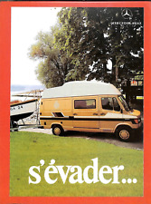 MERCEDES / MINI - CARS /  WESTFALIA / HYMERMOBIL / PROSPECTUS de 1985