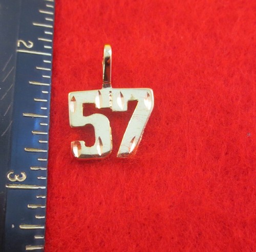 Charm 14kt ep numéro - charm, or