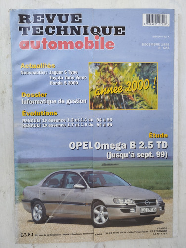 Revue technique opel omega - technique,