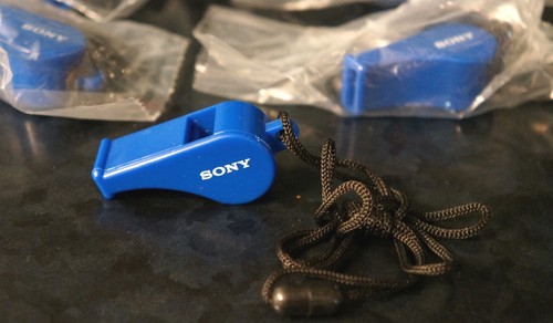 Sony whistle promotional - sony,