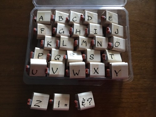 Stampin alphabet upper and - alphabet,