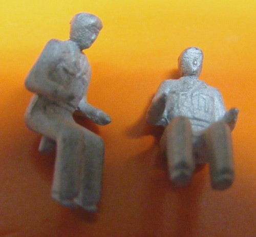 Dinky toy seated - drivers, (2)
