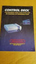 Nes Nintendo Original Control Deck Manual