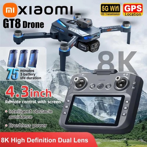 Drone xiaomi gt8 avec - gt8, 8k