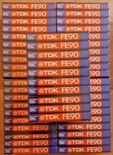 50 K7 CASSETTES AUDIO TDK FE 90  TYPE I  neuves