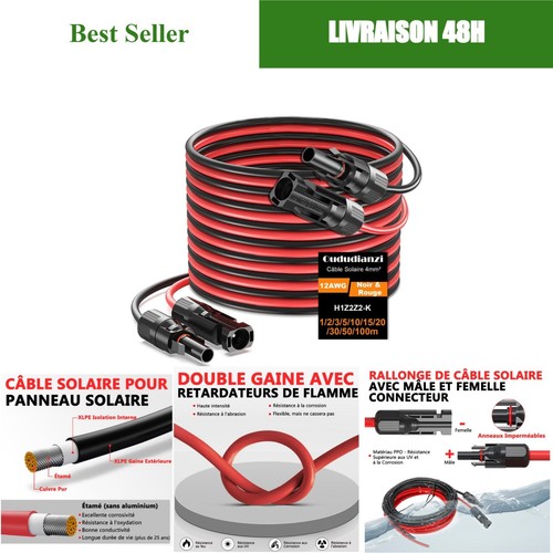 Oududianzi câble solaire - oududianzi,