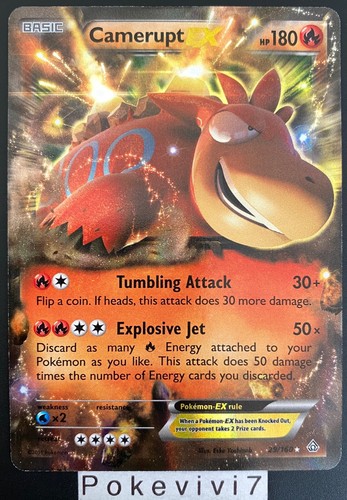 Carte pokemon camerupt - pokemon, 29/160