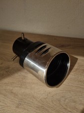 Embout pot d'echappement universel pour automobiles acier inox 60mm