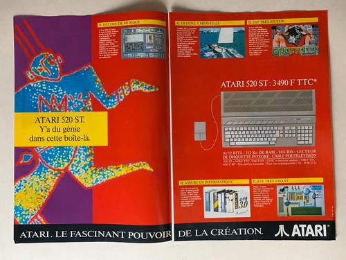 Publicite 1988 atari 520 - 1988, st