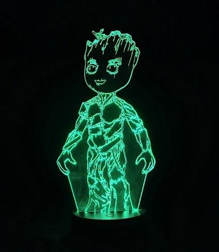 Lampe led rgb poupée - lampe,