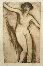 DANSEUSE Curiosa GEORGES GOBO Gravure EAU FORTE Erotique 3/50 EROTICA 1920