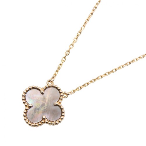 Collier vintage nacre gris - vintage, en
