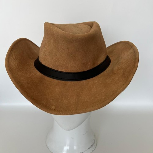 Chapeau haut forme cuir - en,