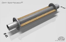 Silencieux Universel Inox Rond