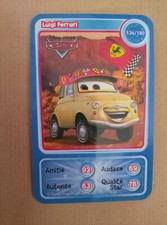 carte auchan disney n°136 cars luigi ferrari