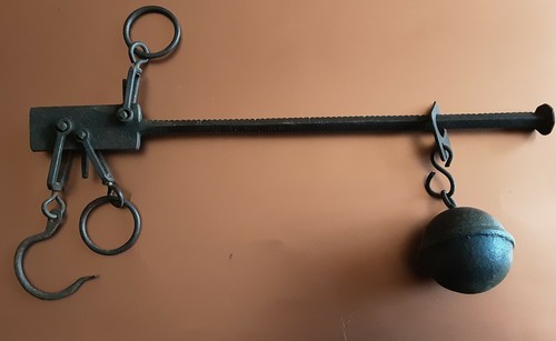 Ancien peson pour pesée - pour, 4