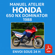Manuel Atelier Honda 650 NX
