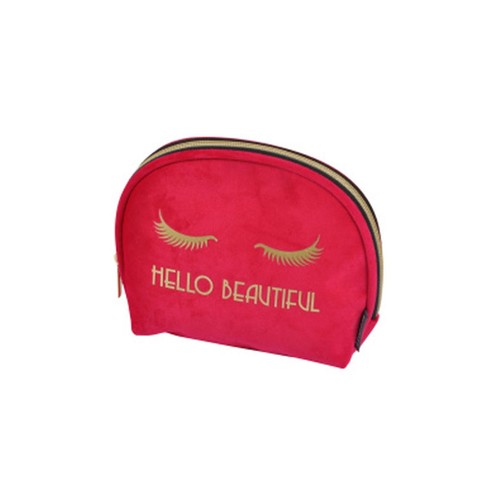 Pochette cosmétique velours - pochette,