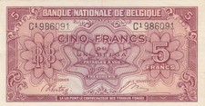 5 Francs 1943 - Rouge - Série