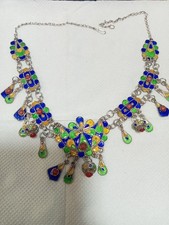 Ancienne Collier En Argent