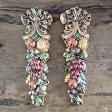 Ancienne paire d'art mural en